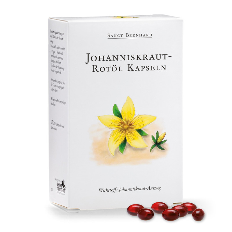 Johanniskraut Rotöl Kapseln von Sanct Bernhard